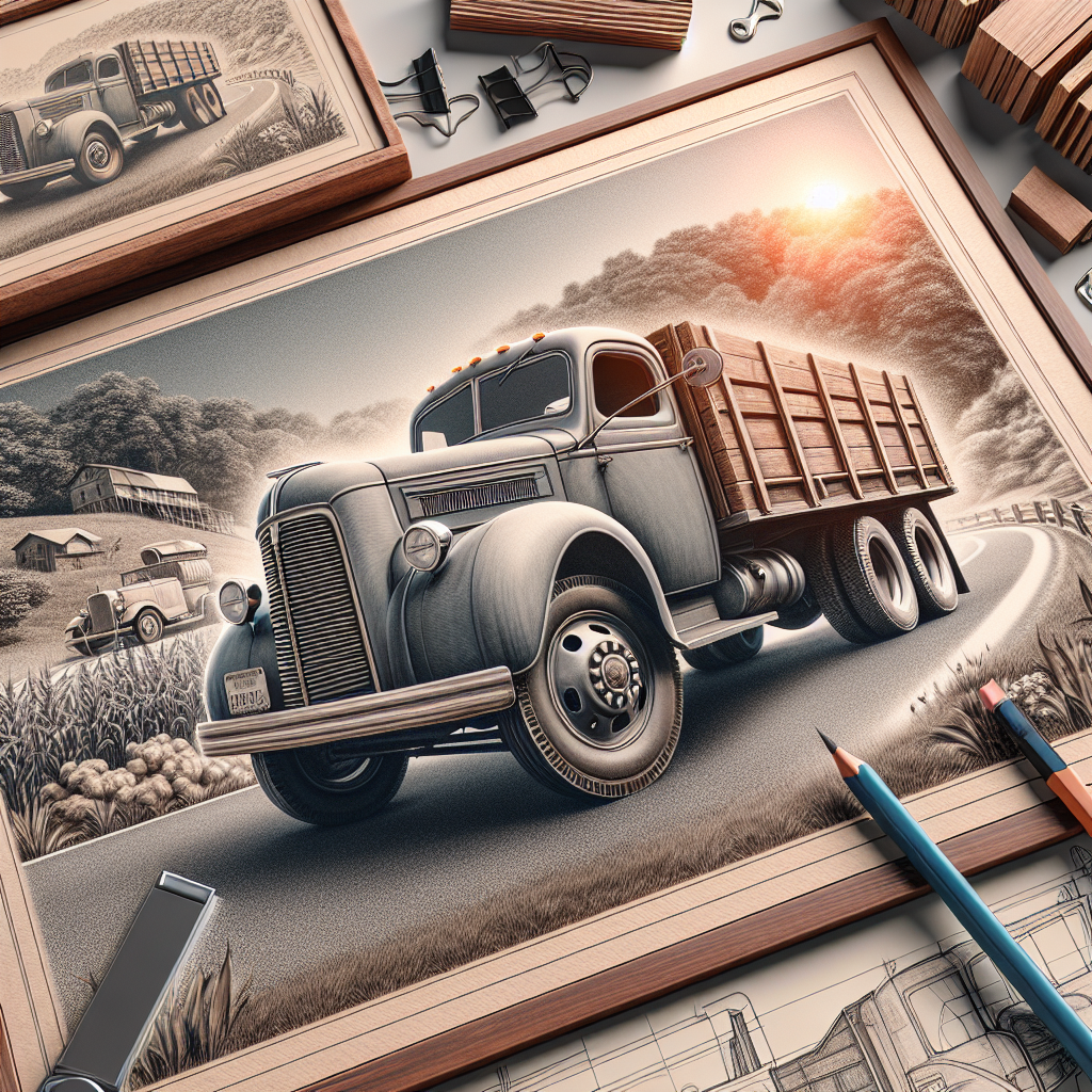 Design visual dos caminhões clássicos que ainda impactam