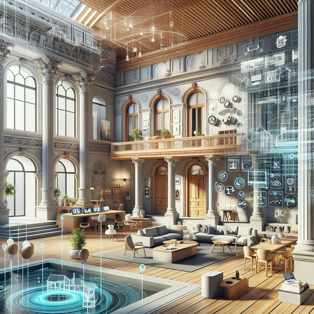 Automação doméstica inserida em edifícios clássicos