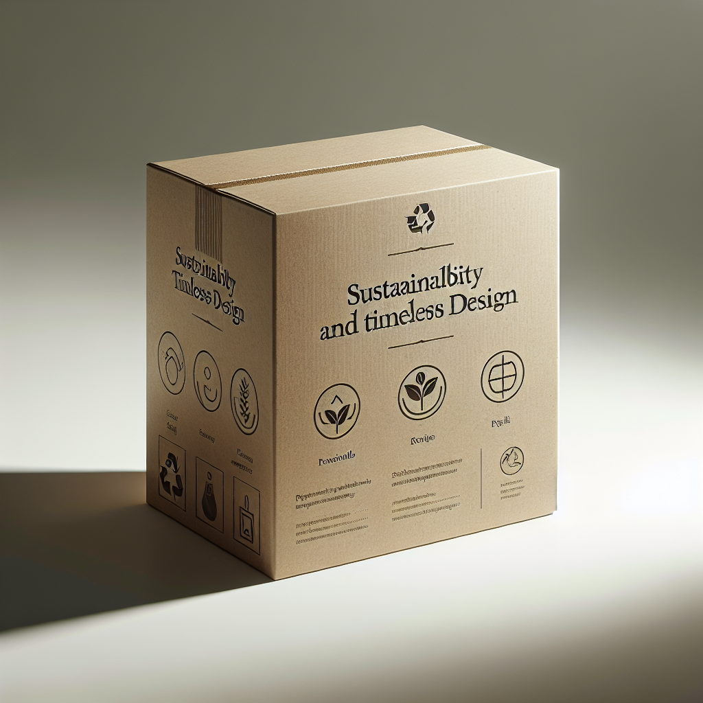 Embalagem neutra visualmente que promove sustentabilidade prolongada