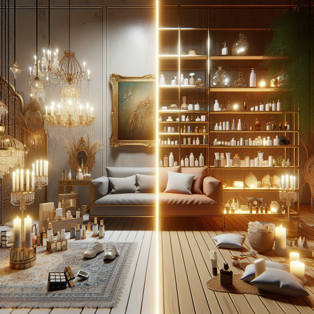 Ostentação versus simplicidade na escolha de produtos pessoais