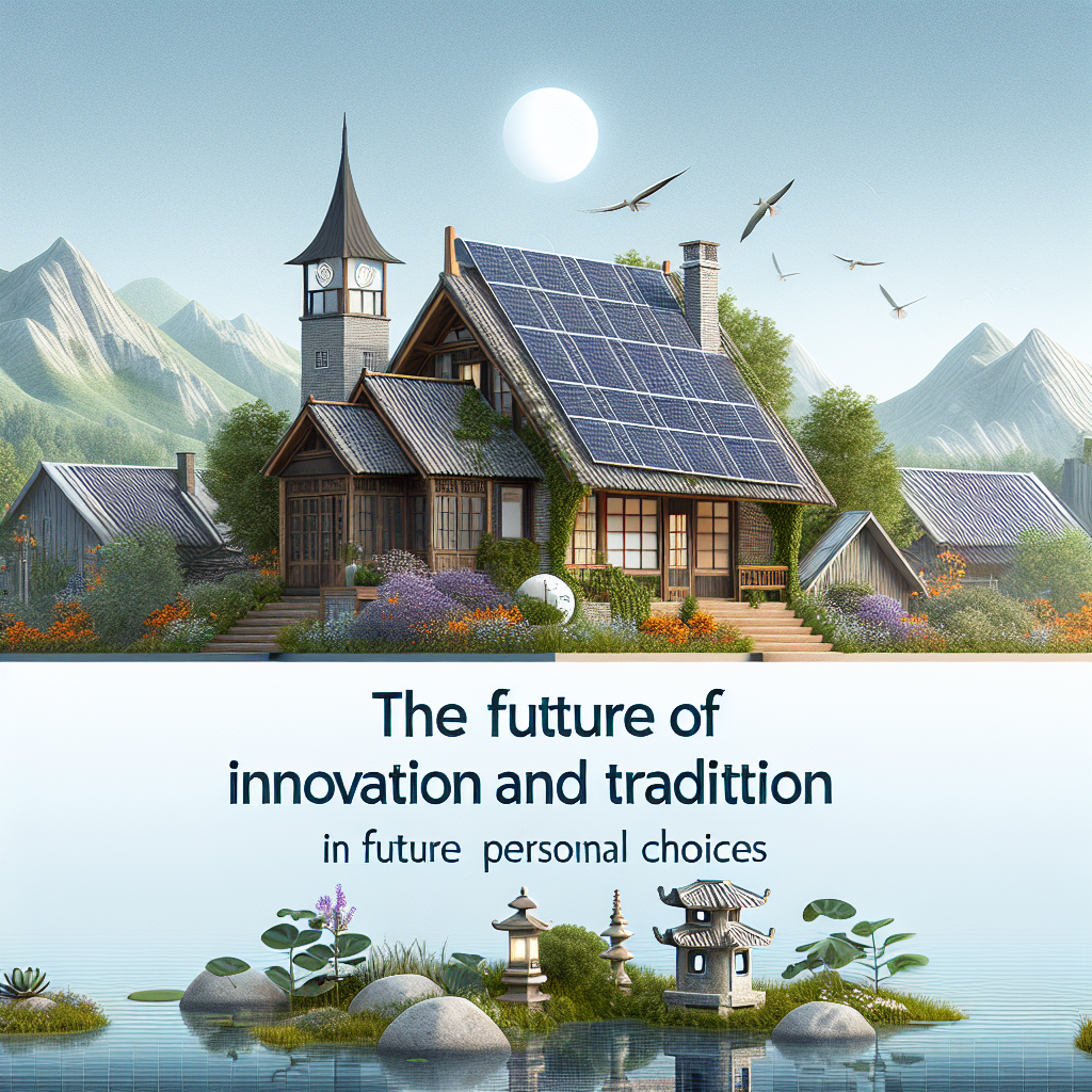 Equilíbrio entre inovação e tradição nas escolhas futuras pessoais