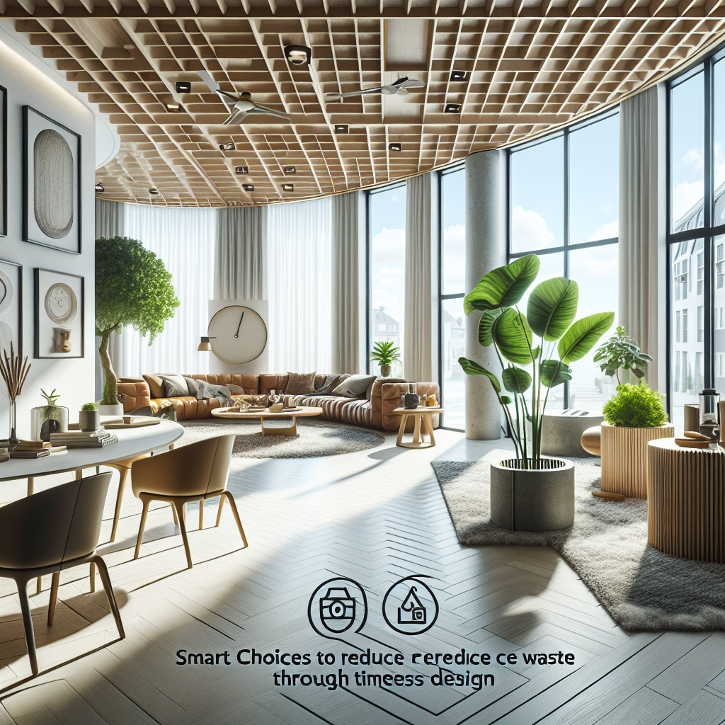 Escolhas inteligentes para reduzir desperdício através do design atemporal