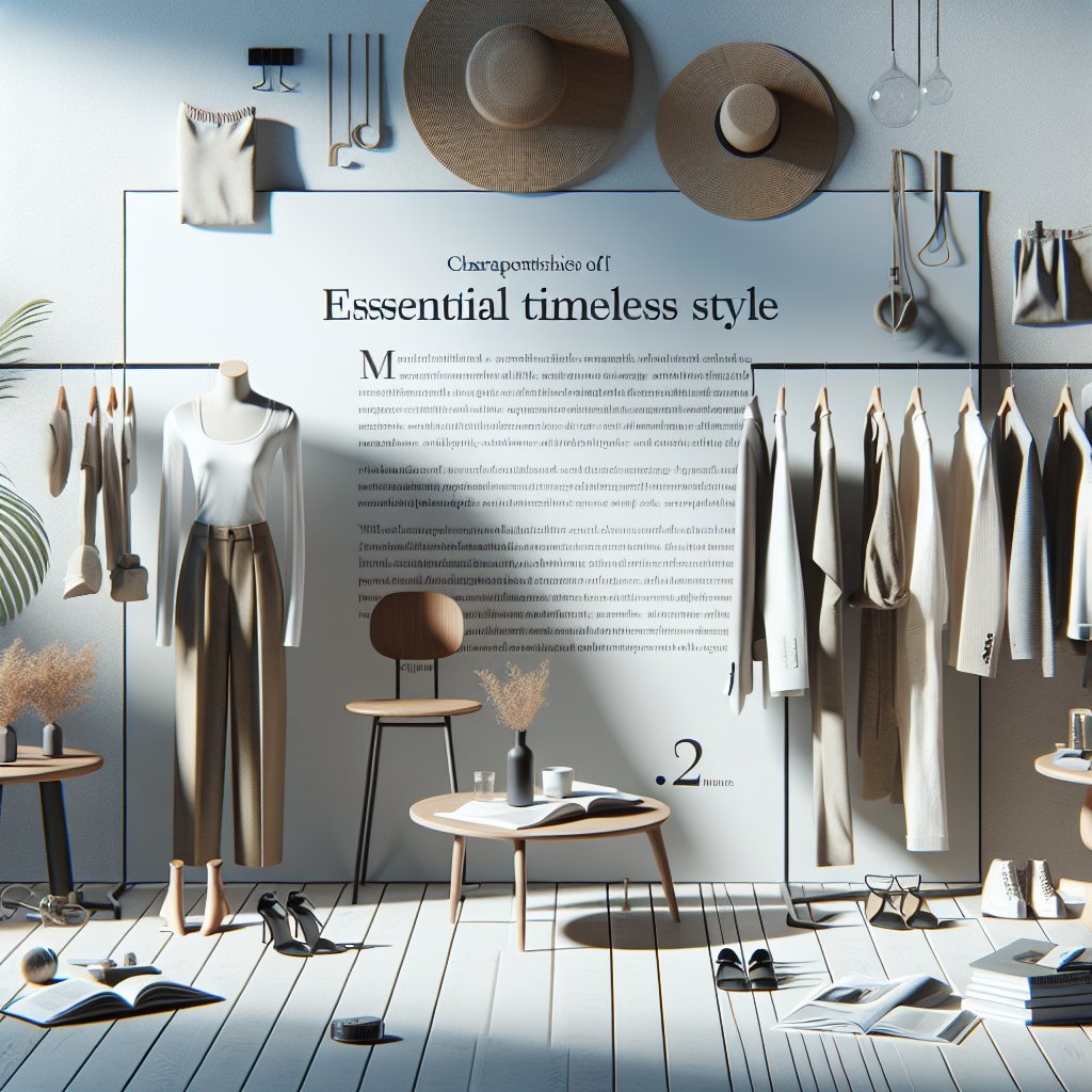 Características do estilo minimalista moderno e intemporal