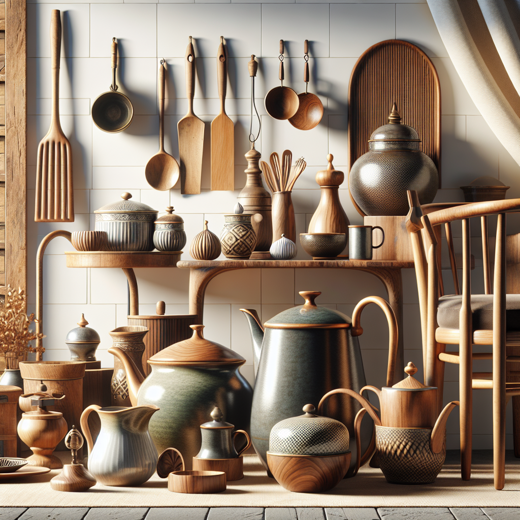 Designs clássicos de utensílios domésticos sustentáveis