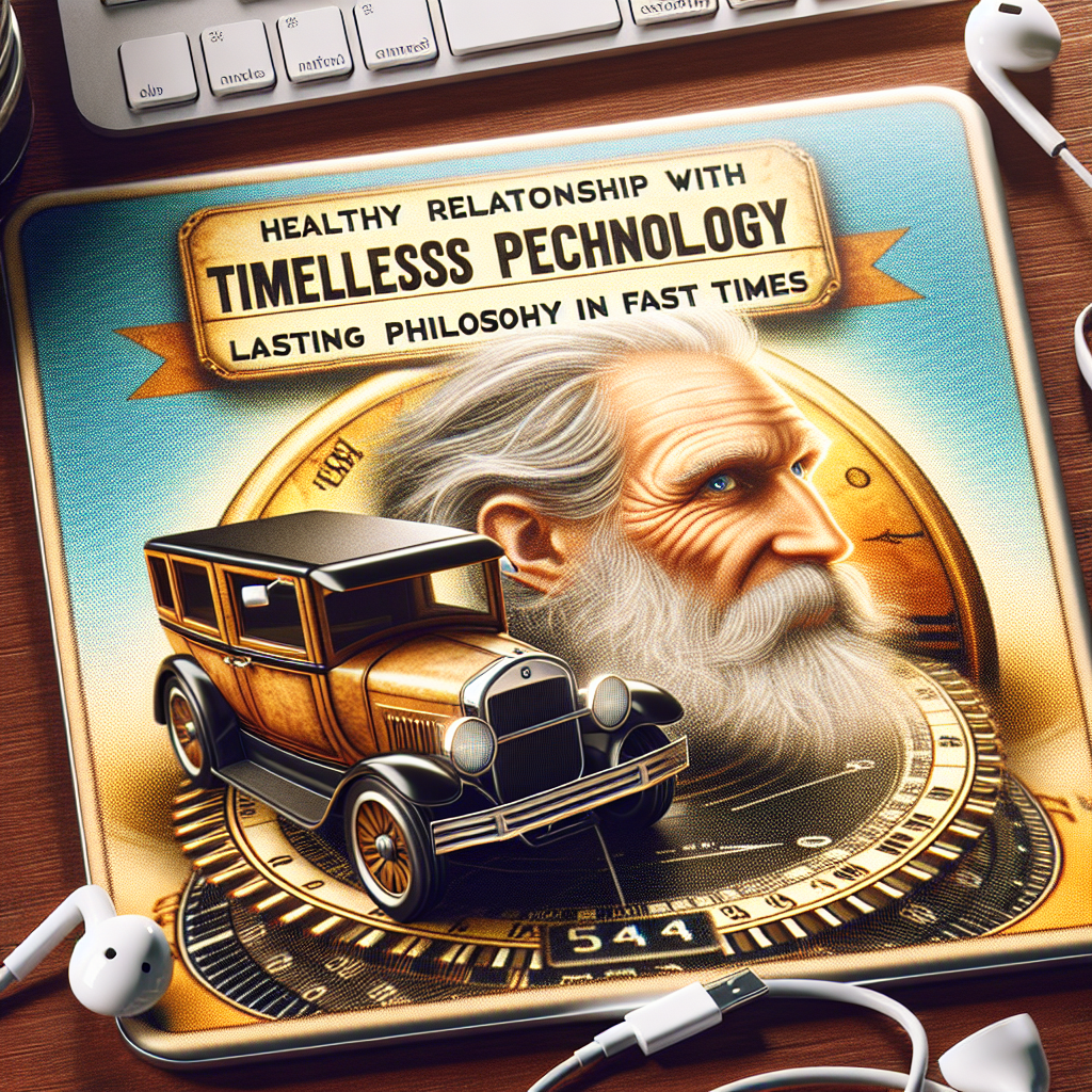 Relação saudável com a tecnologia: filosofia duradoura em tempos acelerados