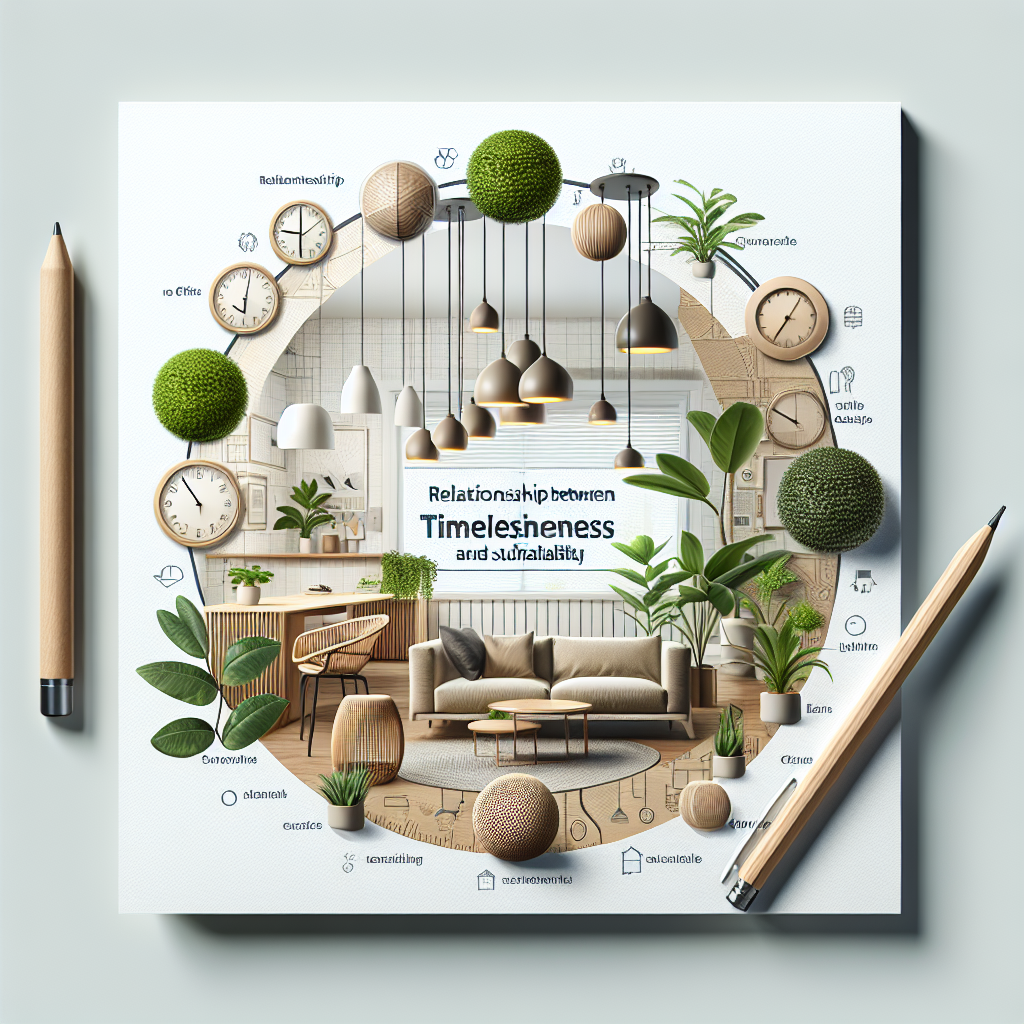 Relação entre intemporalidade e sustentabilidade em interiores