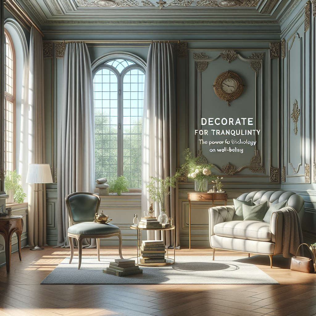 Decorar para a tranquilidade: o poder da decoração intemporal no bem-estar
