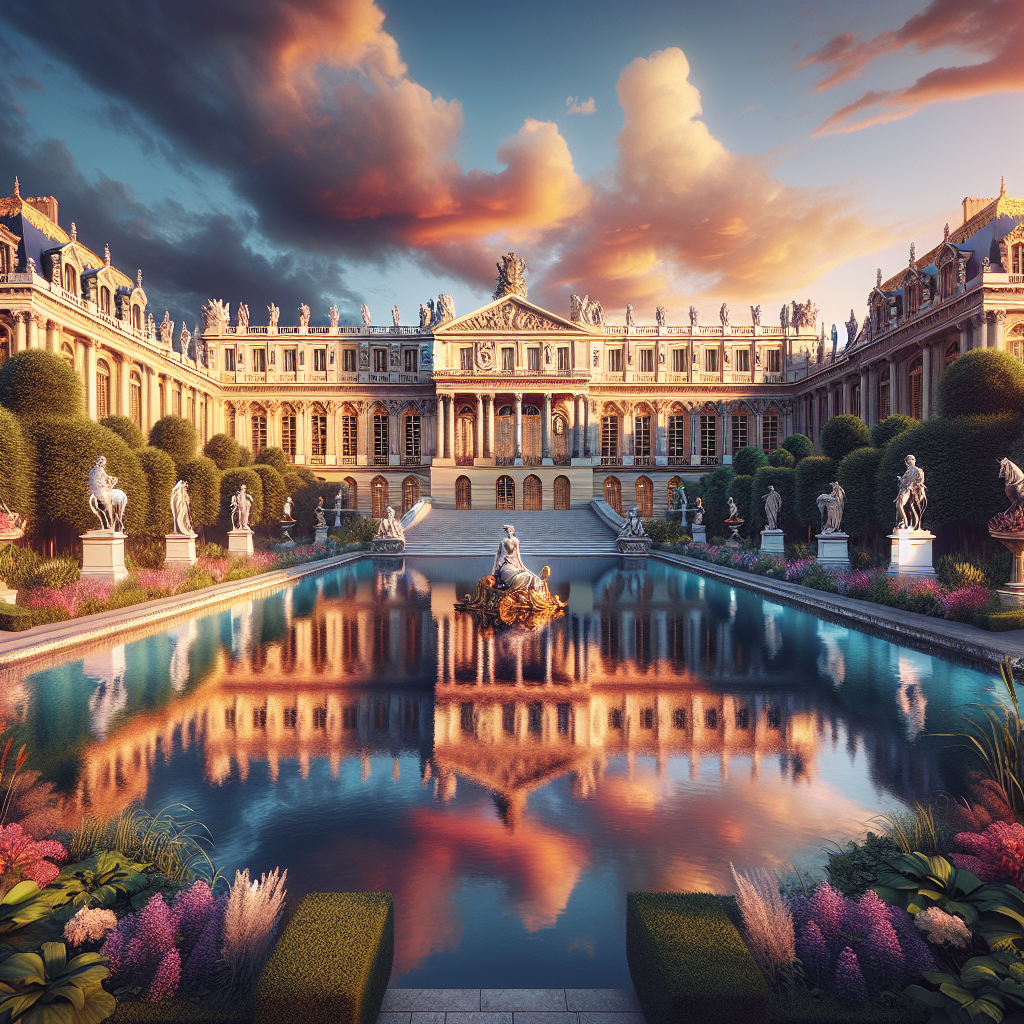 Castelo de Versailles: símbolo da arquitetura clássica imortal