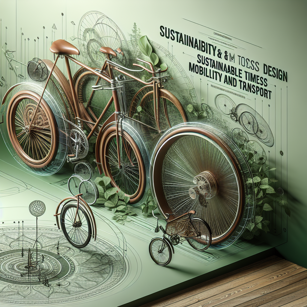 Bicicletas de design clássico incentivando mobilidade sustentável