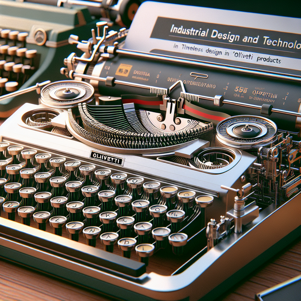 Design intemporal nas máquinas de escrever Olivetti