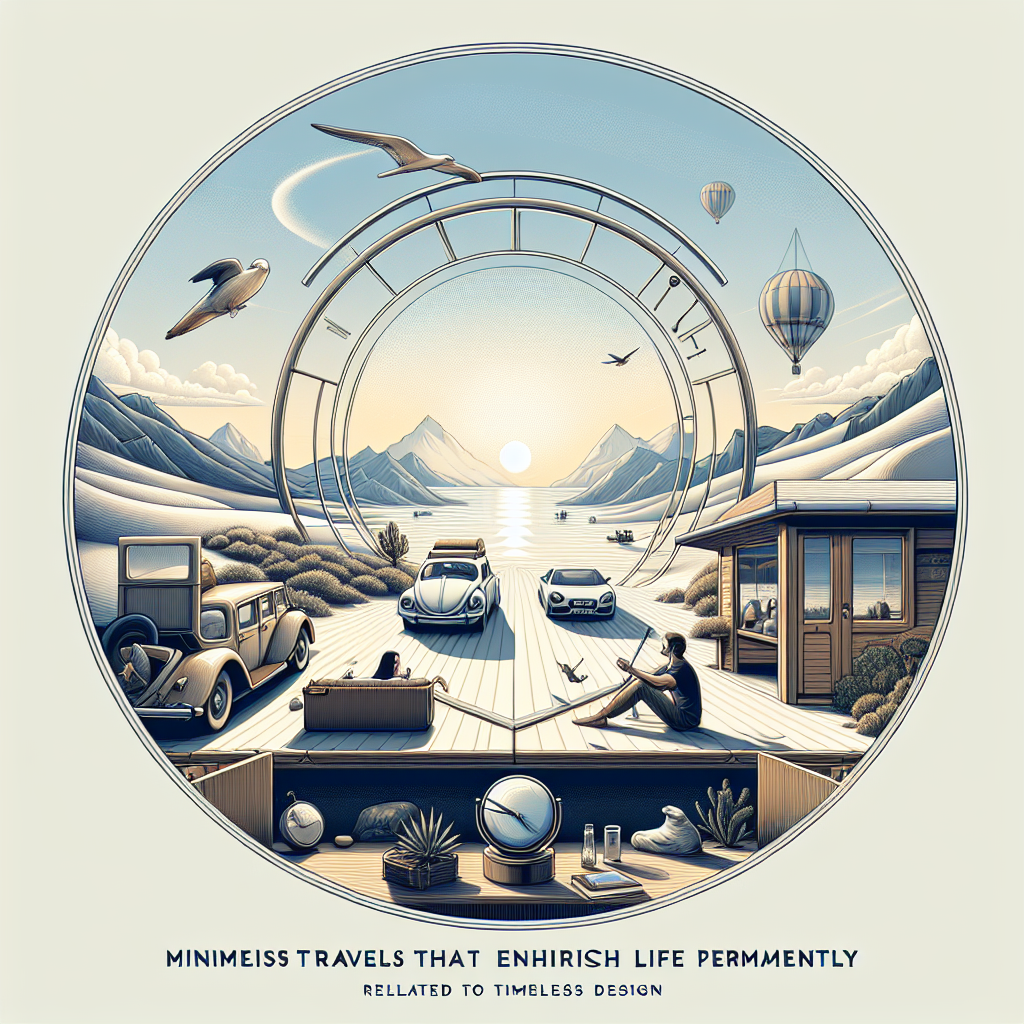 Viagens minimalistas que enriquecem a vida de maneira permanente