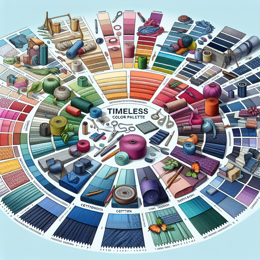 Paleta cromática atemporal no design de moda