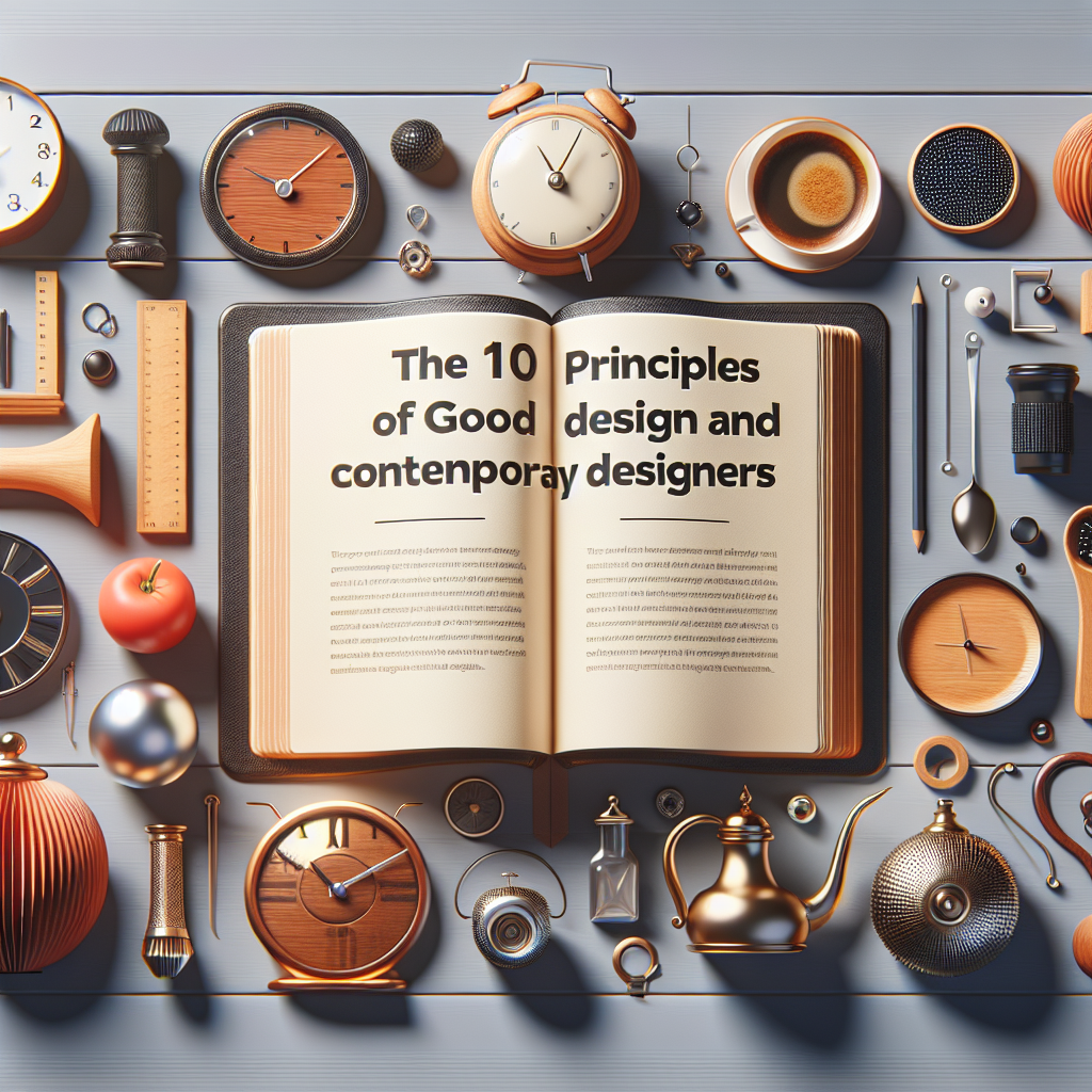 Dieter Rams e os seus 10 princípios do Bom Design