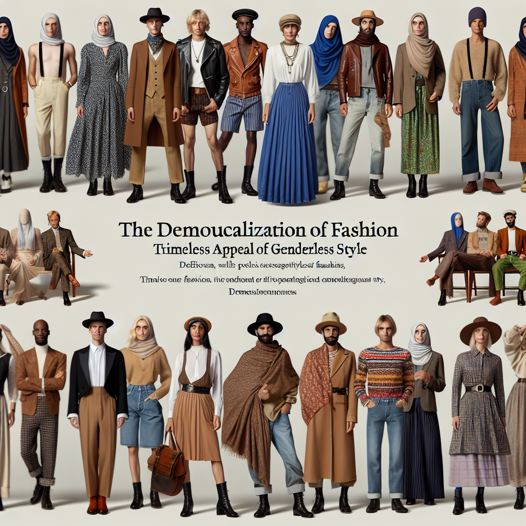 A democratização da moda: o apelo intemporal do estilo genderless