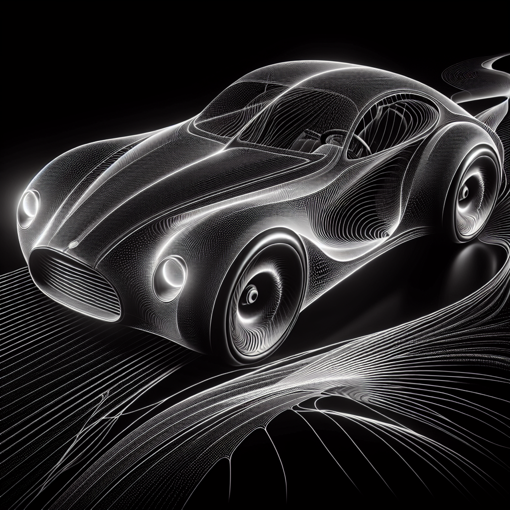 Harmonia de formas e linhas no veículo atemporal