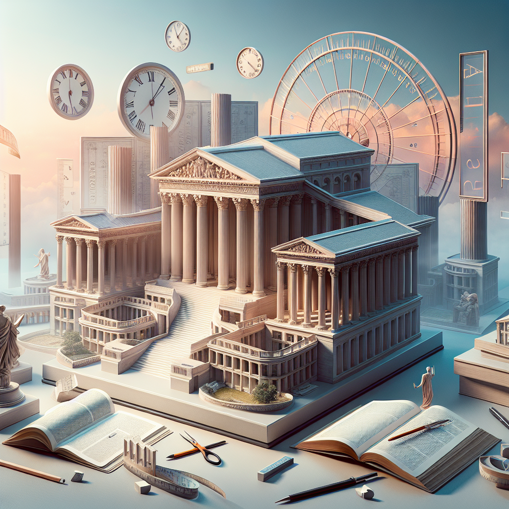 Crítica contemporânea sobre uso da arquitetura clássica em contextos modernos