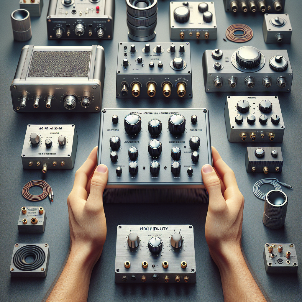 Amplificadores com design industrial complexo ou minimalista?