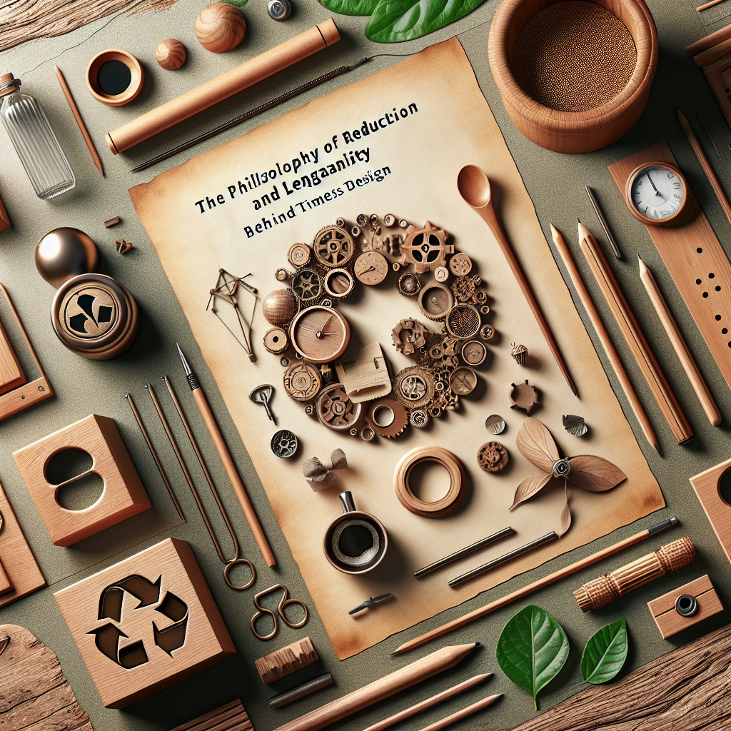 A filosofia de redução e longevidade por trás do design intemporal