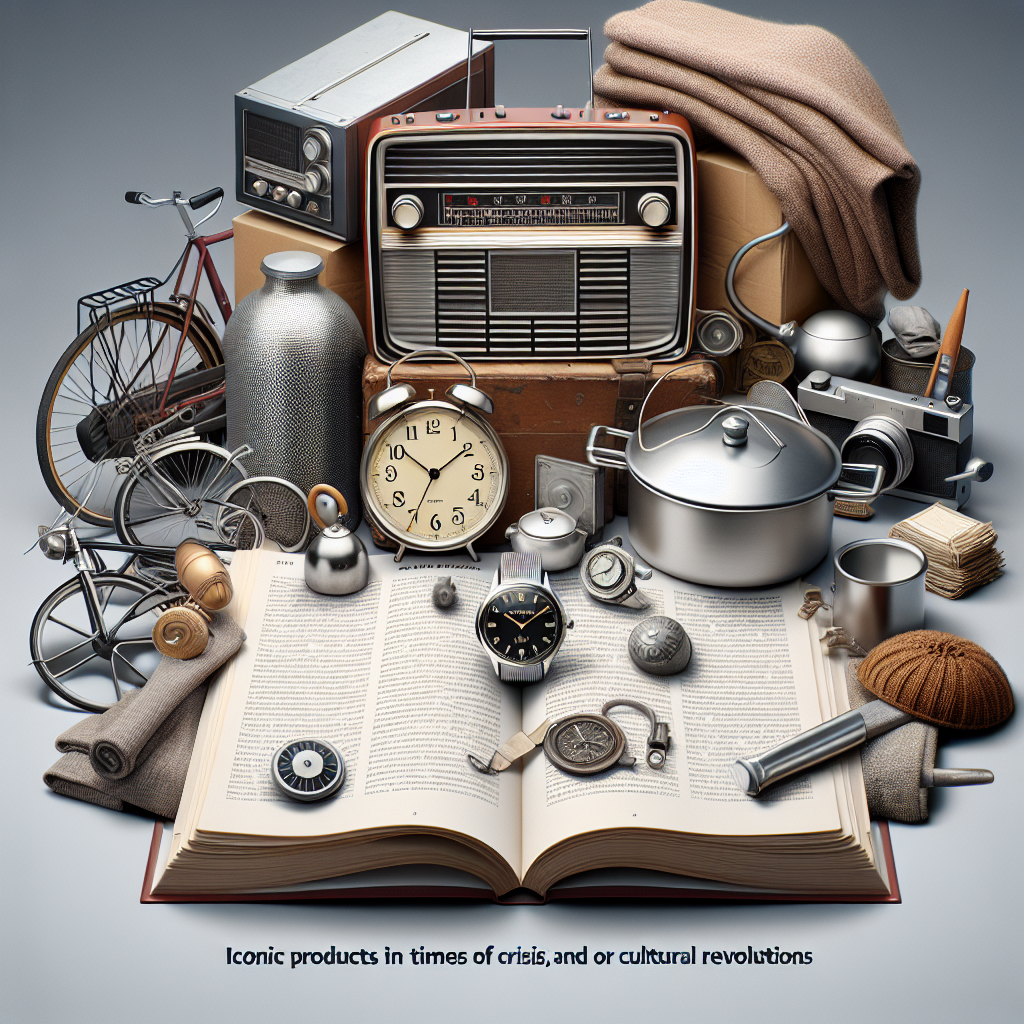 Produtos icônicos em tempos de crise, guerra ou revoluções culturais