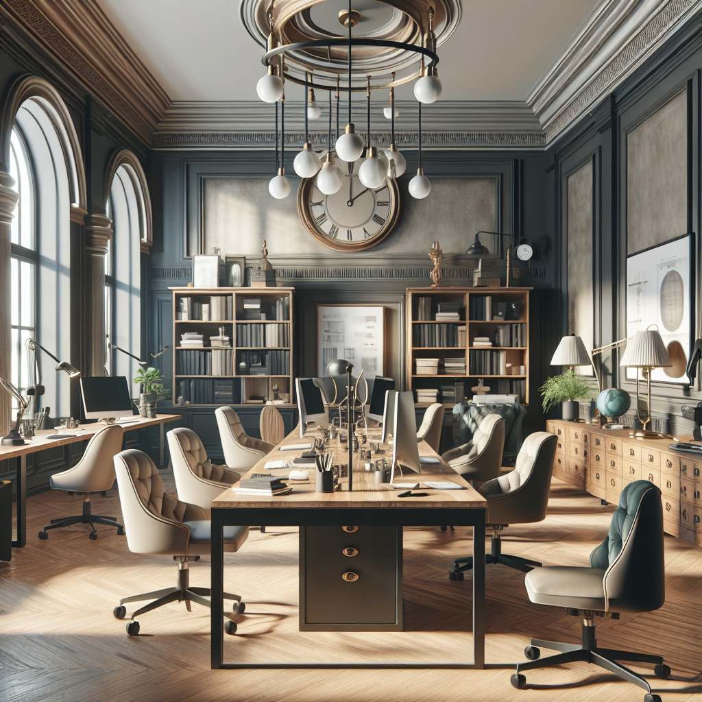 O que torna um ambiente de trabalho visualmente intemporal?