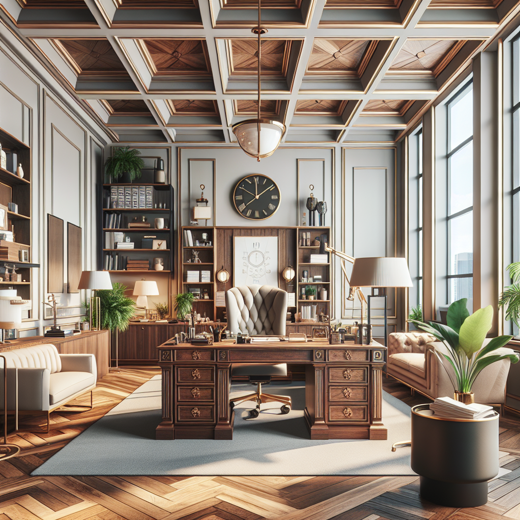 Como envelhecer elegantemente a decoração do seu escritório