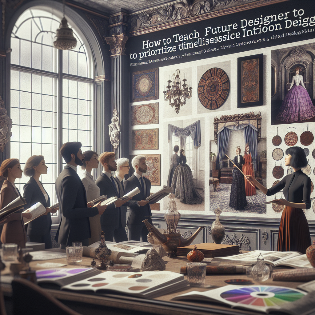 Como ensinar futuros designers a privilegiar interiores intemporais