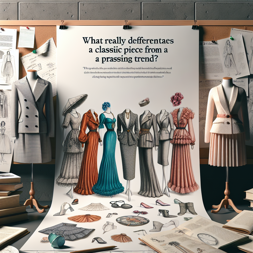 O que diferencia realmente uma peça clássica de uma tendência passageira?