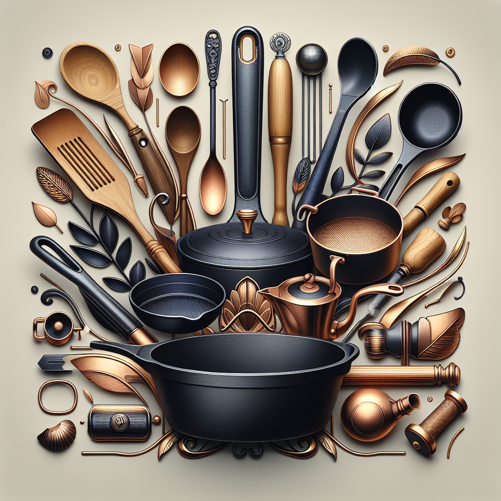 Utensílios de cozinha que permanecem clássicos