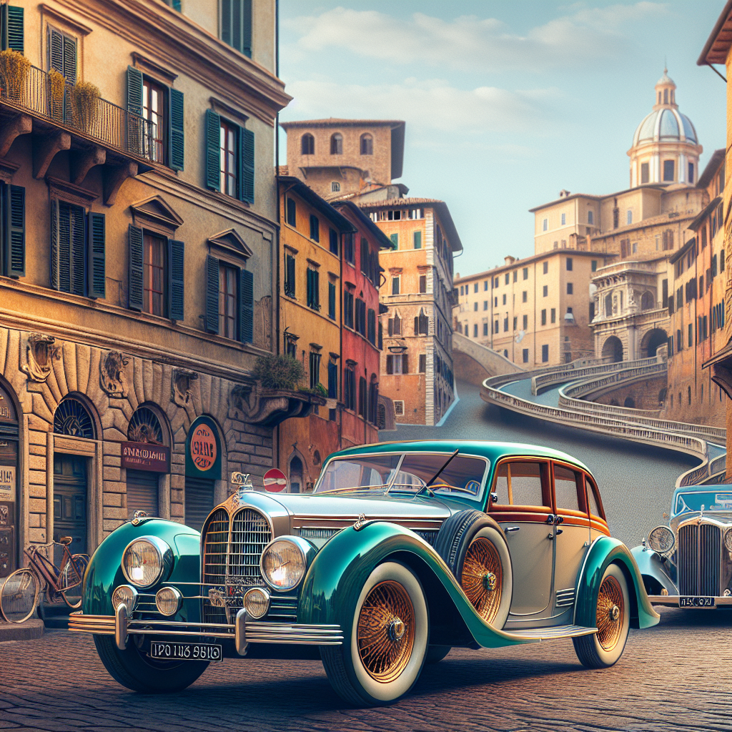 O charme visual duradouro dos automóveis italianos