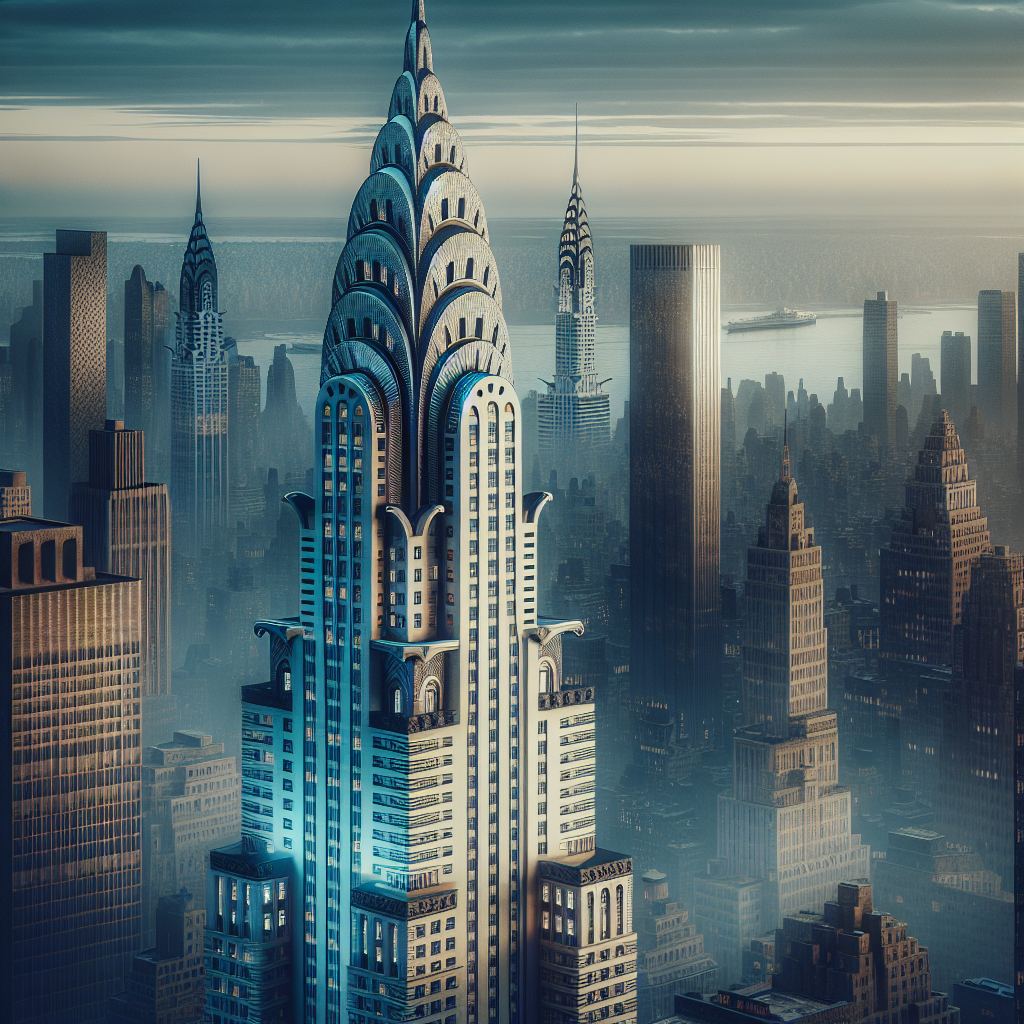 Analisando a arquitetura eterna do edifício Chrysler em Nova York