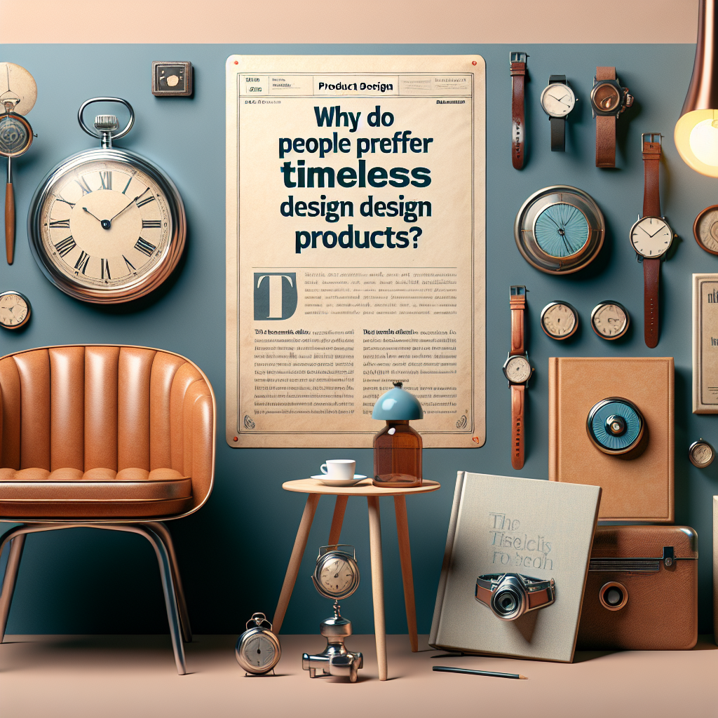 Por que as pessoas preferem produtos de design atemporal?