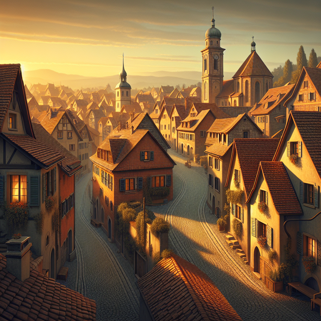 Vilas europeias antigas e seu eterno charme arquitetônico