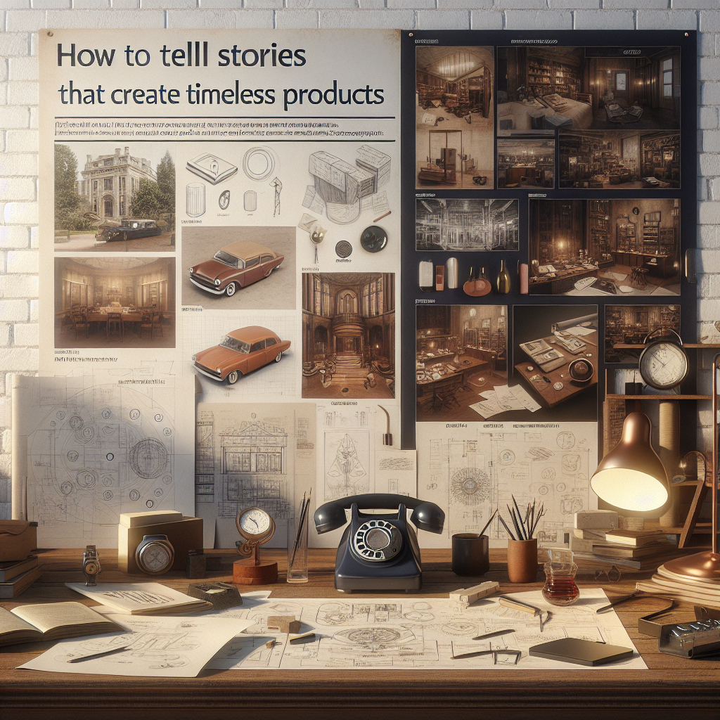 Como contar histórias que criam produtos intemporais