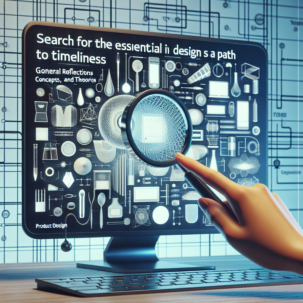 A busca do essencial no design como caminho para a atemporalidade