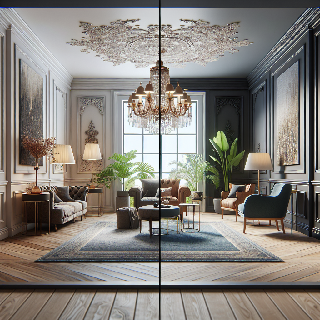 Diferenças entre estilo clássico, moderno e intemporal no design de interiores