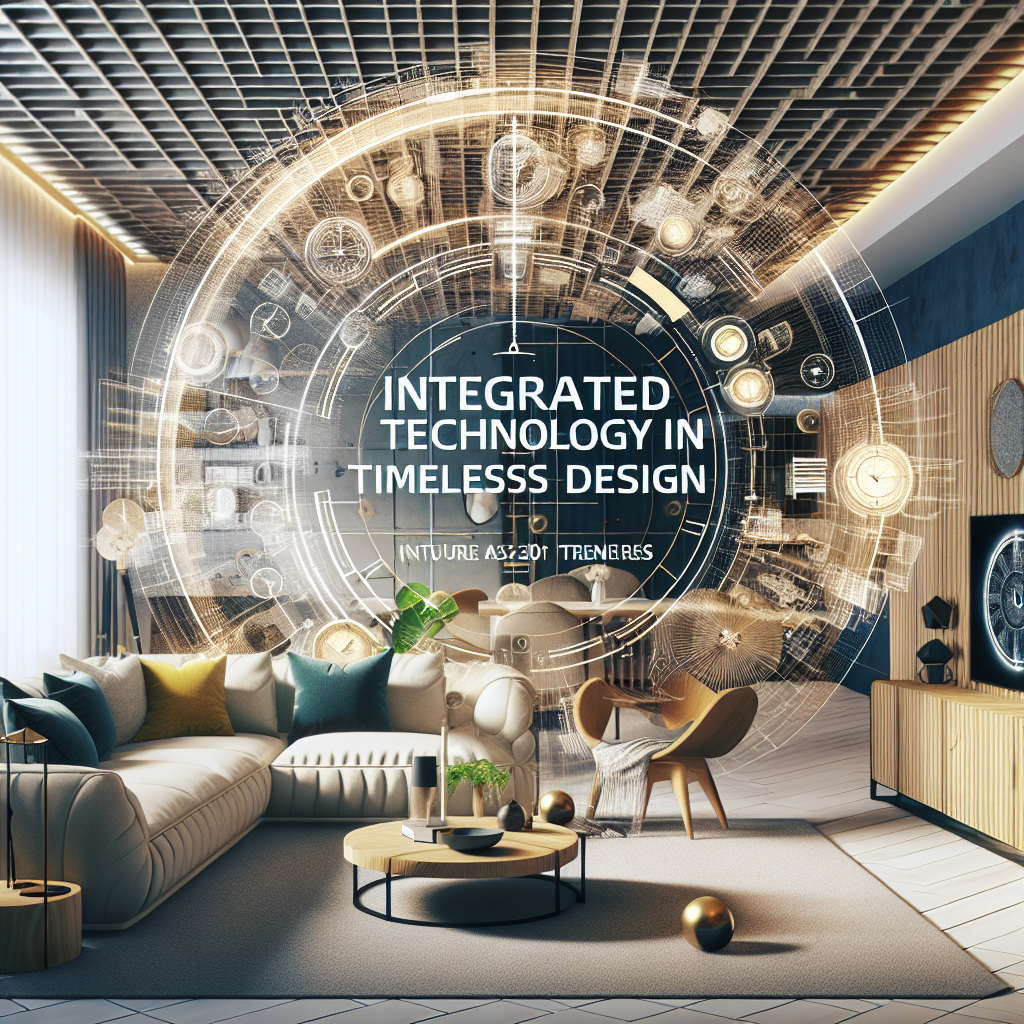 A tecnologia integrada em interiores atemporais