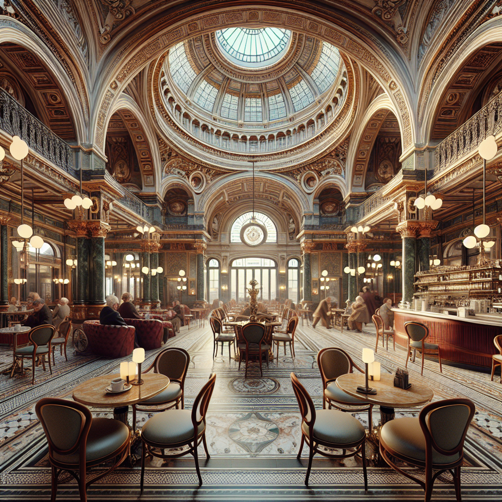 “Grand cafés” europeus e seu legado visual eterno