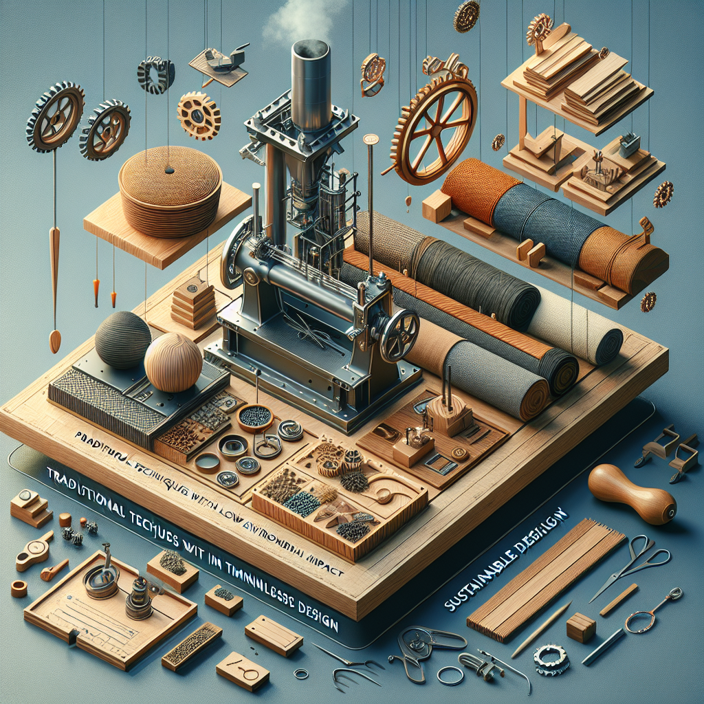 Técnicas tradicionais com baixo impacto ambiental em design intemporal