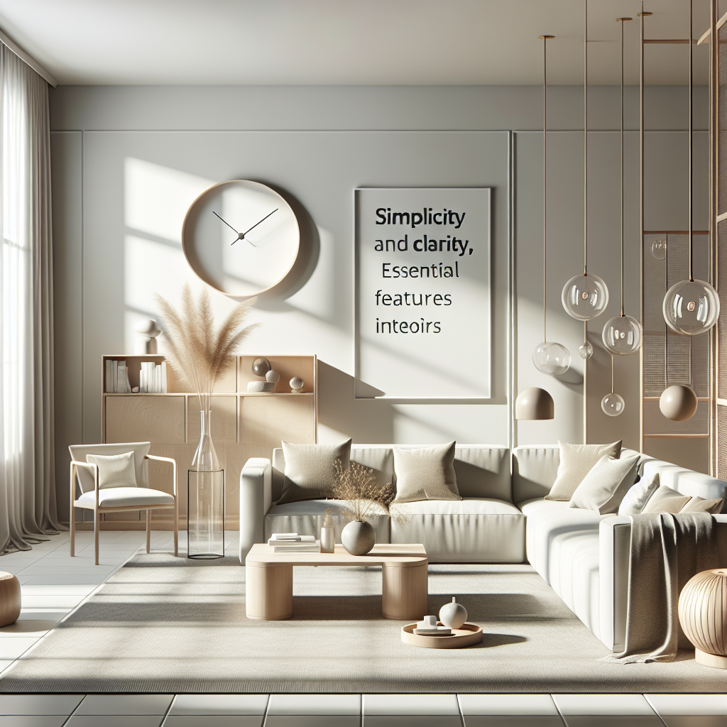 Simplicidade e clareza: características essenciais do interior intemporal