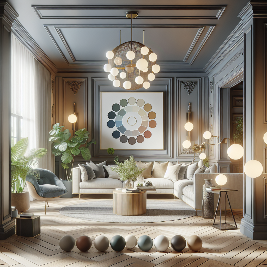 A escolha inteligente de cores neutras em interiores intemporais