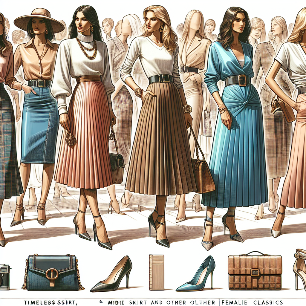 Saia lápis, saia midi e outros clássicos femininos