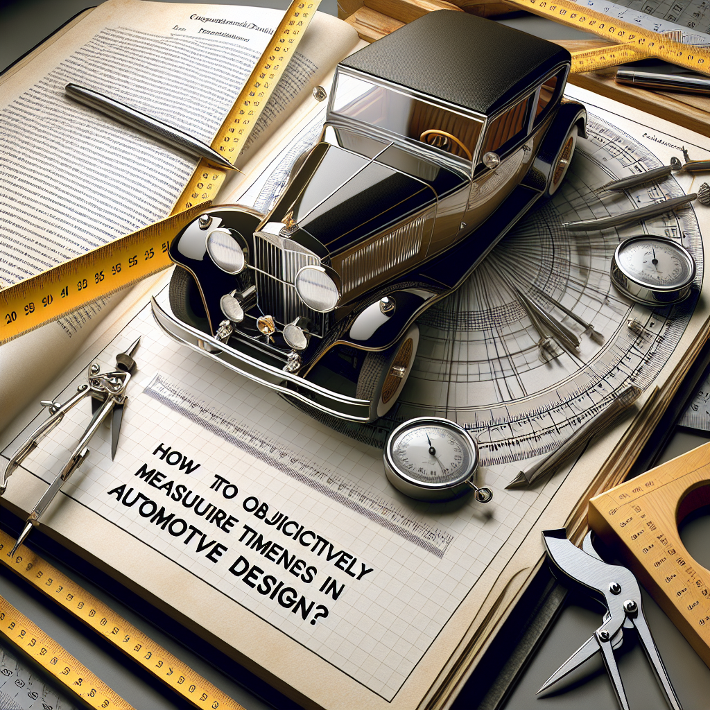 Como medir objetivamente a atemporalidade no design automotivo?