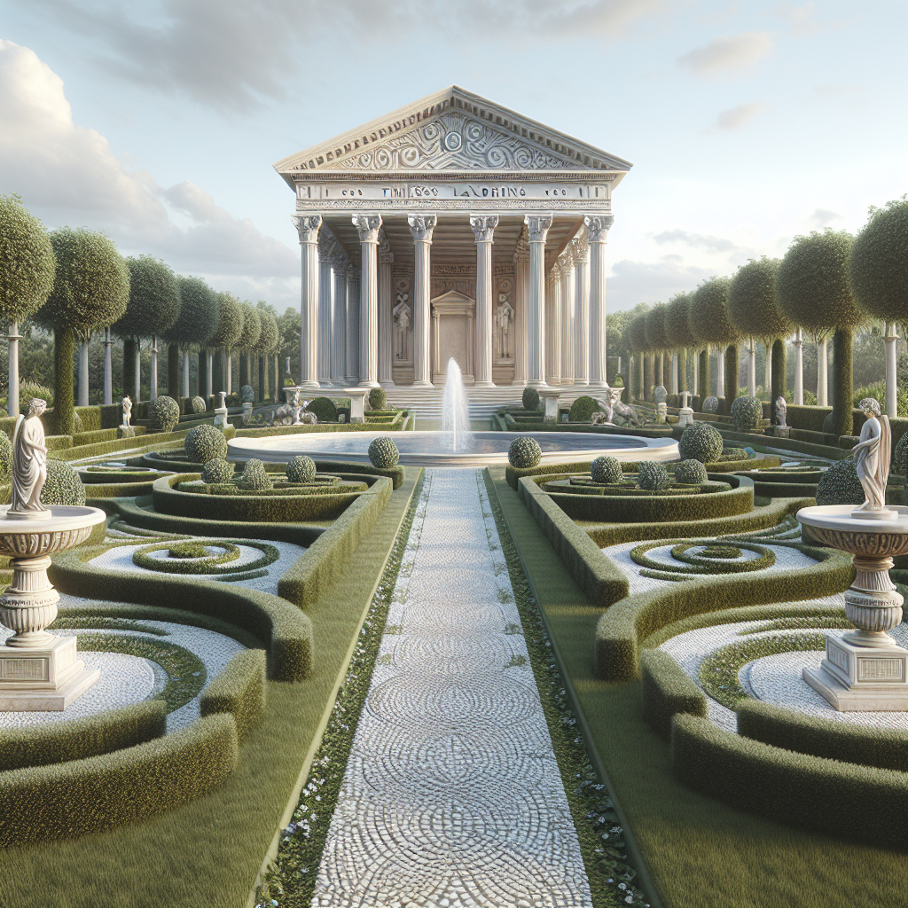 Como criar jardins clássicos com design intemporal?