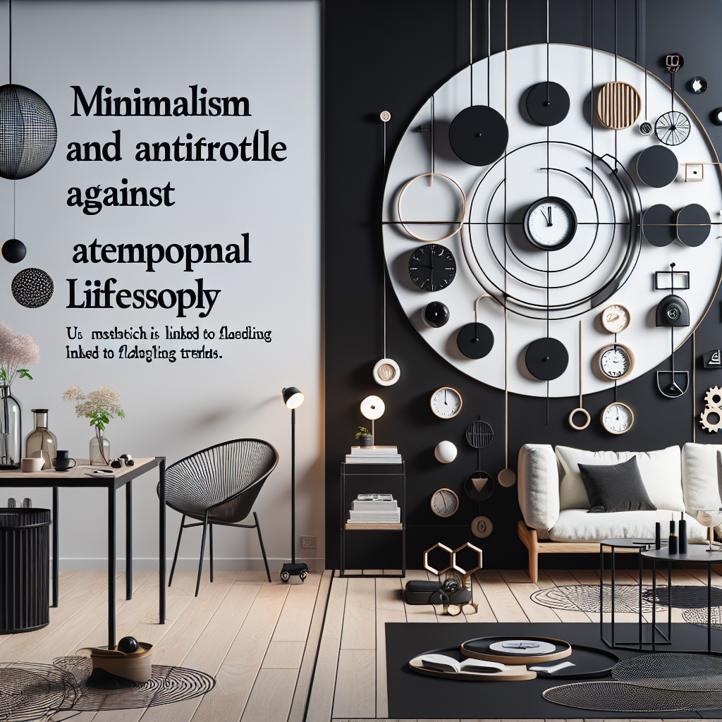 Minimalismo como antídoto contra tendências passageiras