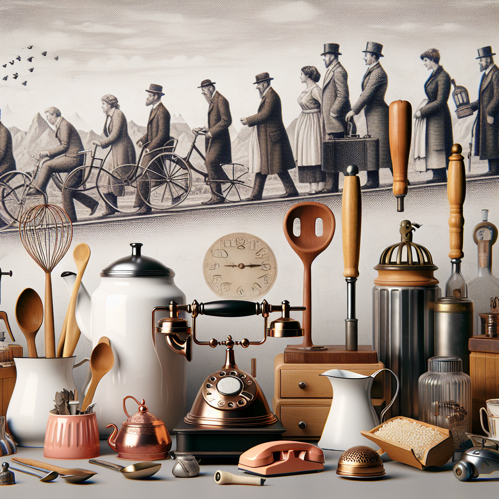 A atemporalidade dos produtos domésticos na evolução social